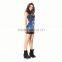 2015 Hot sell fashion jumpsuit short skirt starry galaxy short skirt slim short skirts