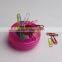 Tomato Doughnut Shaped Paper Clip Dispenser Holder