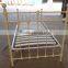 steel/metal/iron single bed with wooden base for bedroom furniture set B-04