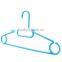 blue pp dress hanger,shirt hanger,plastic cloth hanger,