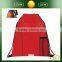 Foldablel nylon large capacity water resistant drawsting backpack