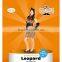 Halloween fancy dress Sexy brown Slave cheap leopard costumes