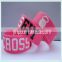 Design Your Own Logo Crossfit Silicone Wristband Bracelet