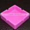 eco-friendly round and square silicone ashtray