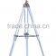 Classic Printing Silk Shade Tripod Wood Floor Lamp F013