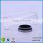 57oz/1700ml Clear Straight Sided Round Glass Display Jars With Metal Cap