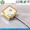 Hot sale 1575.42mhz 28dbi passive internal ultra small gps antenna with 1.13 cable IPEX connector