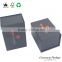 Black matte small cardboard custom USB gift packaging
