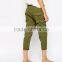 womens capri pants green color