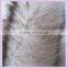 100% Acrylic solid long plush fur fabric tip print faux fur fabric for lady fashion winter wear China suppier