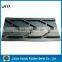 black rubber chevron/patterned conveyor belt
