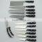 Oem Knife Factory 9pc Stainless Steel Knife With Block Set