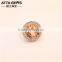 fashion created morganite #777 round shape 925 silver ring for women