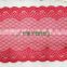 18.5 cm red Nylon Spandex stretch lace for garment dress