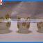 High quality cheap decal glass candle holder wholesale 2016