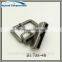 38mm 39mm 40mm antique silver plated twist turnable buckle for top grain leather belt
