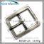 2015 new small square buckle all-match style small type brush gun metal tri-glide buckle