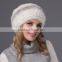 Factory wholesale price mink knitted fur hat /mink fur hat