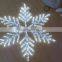 Hanging Christmas ornament 3d motif snowflake lights,light up led snowflake wand winter princess hallow