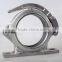 DN125 Snap Concrete Pump Clamp coupling with mounting bracket