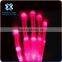 2016 Glow in the dark white led gloves for concert,light gloves led