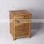 Home bamboo laundry storage box furniture laundry basket