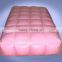 Comfortable sweet pink pvc inflatable air mattress for relax