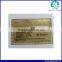 Laser cut Gold Metal business card with special design for VIP card