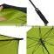 Auto Open Straight Windproof Green Big Outdoor Golf Umbrella
