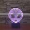 3D Optical Night Light Elien 7 RGB Light Colors 10 LEDs AA Battery or DC 5V Mixed Lot