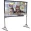 High quality rear projection screen fabric 150 inch grey projector screen for window show