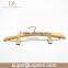 HRW-FF1GP wooden luxury clothes hanger,wooden clips hanger