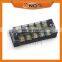 Black Brass Earth TB Series Screw Fixed Terminal Block TB1503 600V 3P