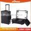 Sunrise Hair Dresser Trolley Case Aluminium Professional Makeup Case With Lighted Mirror