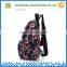 Color patterns nylon custom school backpacks used