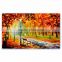 Hot Selling Streetscape Oil Painting On Canvas