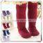 stripe opaque tights 100% cotton for baby girl and school girls