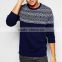 latest style men fashion elegant pullover sweater , high quality Knit Jumper for men wholesale
