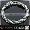 Certified 925 sterling silver Tibetan men's silver bracelet
