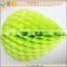 2015 hot products interior hanging decoration wave tissue paper honeycomb ball