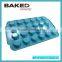Hot sale bakeware pan 24 holds round cake mould with marbel coating