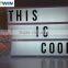 Cinematic Light Box / Black Shell Battery Powered Letters Changeable Cinema Light Box