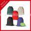 Wholesale Promotional Cheap Nylon Plastic drawstring bag