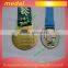 cheap wholesale custom sport metal medal with ribbon