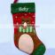 Santa Xmas Hanging Decoration new fashion christmas ornaments 2016 sock gift