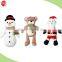 2016 Animal Snowman Santa Claus Dog Plush Stuffed Christmas Toy