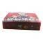 colorful SGS approved candy tin box,big capacity vintage tin box,rectangular metal box factory