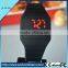 New Custom fashion Led Children Square Silicone Wrist silicone quartz LED Watch