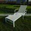 Professional manufacturing plastic wood armrest aluminum frame Batyline sun lounger