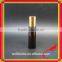 5 ml 10ml amber glass roll on bottle with metal roller ball and goldern metal cap